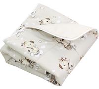 Tianyi-Tapis De Jeu Pour Bébé Enfants Tapis D'éveil 120 X 120 Cm Rembourré Xxl Chambre De Bébé, Girafe Beige