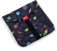 Tianyi-Tatay Mini - Sac Isotherme Repas, Capacité 1,5 L, Avec 1 Boîte Hermetique En Plastique De 0,5 L Sans Bpa, Gris Avec Des Étoiles. Mesure 21,5 X 9 X 12 Cm
