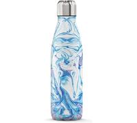 Tianyi-The Steel Bottle - Bouteille Isotherme En Acier Inoxydable, Isolation Sous Vide À Double Paroi, Capacité 500 Ml, Fermeture Hermétique, Bouteille D'eau Portable (Blue Silk)