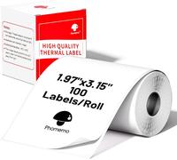 Tianyi-Thermal Label, Self-Adhesive Label, Compatible With M110 M120 M200 M220 M221 Label Printer, Suitable For Office, Home, School, Mark, Date. Labels/Roll (White Label)