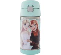 Tianyi-Thermos Kids Funtainer Straw Bottle Disney Bouteille Isotherme Pour Enfant, 0,35 L, En Acier Inoxydable Avec Paille, Passe Au Froid Pendant 12 H, Passe Au Lave-Vaisselle, Étanche, Sans Boisson