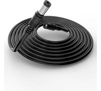 TIANYI-Tonton 5M/16.4Ft DC Câble d'extension pour Echo Show 15/8/10, Echo Show 2e génération, Echo Plus 2e génération, Echo Dot 3e et 4e génération, cuivre 20AWG, rallonge DC, 5M Noir.