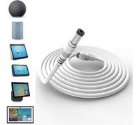 TIANYI-Tonton 5M Echo Show Câble d'extension DC pour Echo Show 15, Echo Show 8/10 Câble pour Echo Dot (3.4.Gen), Echo Show 10 (3.Gen), Echo Show (2.Gen) Echo Plus (2.Gen) Câble d'extension DC, 5M Bl