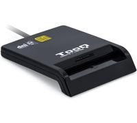 TIANYI-TOOQ TQR-211B - Lecteur d'identité électronique Externe et de Carte à Puce (DNIe), USB 2.0 avec connecteur USB-C, Compatible avec Mac et Windows (Espagne), Noir