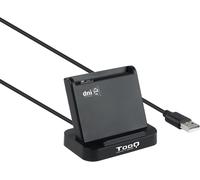 TIANYI-TOOQ TQR-220B - Lecteur d'identification électronique Externe et de Carte à Puce (DNIe) DNIe Vision, USB 2.0 avec connecteur USB-A, Compatible avec Mac et Windows (Espagne), Noir