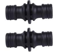 Tianyi-Topways® Plastique Métallique Double Mâle Connecteur Accoupleur Pour Rallonger Un Tuyau 2 Pack