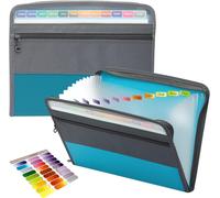 Tianyi-Trieur À Soufflets Avec Fermeture Éclair - 13 Compartiments - Extensible - En Toile - Pour Documents De Bureau, École