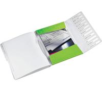 Tianyi-Trieur A4, Contient Jusqu'à 200 Feuilles, Index Intégré À 12 Onglets, Fermeture Élastique, Vert, Wow, 46340054