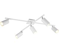 TIANYI-Trio-Leuchten Plafonnier, Blanc, Deckenleuchte 5-flammig
