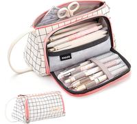 Tianyi-Trousse À Crayons,Grande Capacité Porte-Crayons,Trousse Fille College, Couleur Trousse À Crayons, Grand Stockage Crayon Sac, Pochette Porte-Stylo,Sac À Maquillage En Tissu Oxford, Fille Adoles