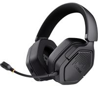 TIANYI-Trust GXT 1493 Ravox Casque Gaming sans Fil Bluetooth + 2.4 GHz pour PS5 PS4 Switch PC Xbox Mobile, Pilotes 50mm, Batterie 70 Heures, Faible Latence, Casque Gamer Over-Ear avec Microphone, Noi