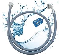 Tianyi-Tuyau D'arrivée D'eau Lave-Linge Lave-Vaisselle 2955 Raccordement Longueur 4,0m I 3/4"" Coudé/Droit Avec Joint I Tuyau D'arrivée D'eau Usage Universel Indépendant Du Fabricant