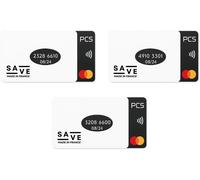 Tianyi-® \U2013 Lot De 3 Étuis Carte Bancaire Anti-Rfid/Nfc \U2013 Format Cb Standard \U2013 Ultra Fins & Légers \U2013 Bloque Sans Contact & Piratage \U2013 Fabriqués En France