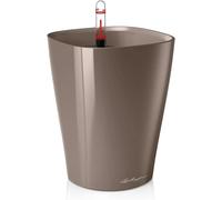 Tianyi-\U2013 Pot De Fleurs D'interieur \U2013 Deltini \U2013 Réserve D'eau Intégrée \U2013 Coloris Taupe \U2013 Ø 14 X 18 Cm