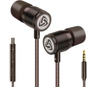 TIANYI-Ultra Écouteurs Intra-Auriculares, Garantie 5 Ans Écouteur avec Microphone et Contrôle du Volume, Aigus et Graves Équilibrés, Nouvelle Mousse à Mémoire de Forme, Earphones pour Ordinateur