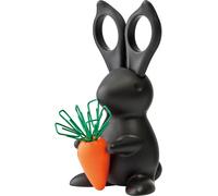 Tianyi-Unbekannt Ql10115-Bk Set De Bureau Avec Ciseaux Et Porte-Trombones En Plastique Noir/Orange