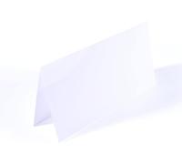 Tianyi-Vaessen Creative Florence Grandes Cartes Rectangulaires, Ensemble De 25, Blanc, Enveloppes Assorties Disponibles