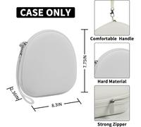 TIANYI-VNUUUXO ¿ui Compatible avec Casque sans Fil Bluetooth ?Suppression de Bruit Sony WH-CH720N, Sac de Rangement pour Sony WH-CH520/Edifier W820NB Plus (bo¿e Uniquement) (Blanc)
