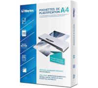 Tianyi-Waytex 78278 Pochettes De Plastification A4 ¿ Très Epaisses 2x175 (350) Microns ¿ Pour Plastifieuse À Chaud - Pack De 100