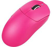 TIANYI-X8SE Mouse for Large Hand, 55g Superlight, PixArt PAW3311 Gaming Sensor, BT/2.4G Wireless/Wired, Adjustable DPI up to 25000, 500mAh Battery (Berry Red)