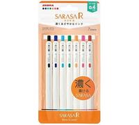 Tianyi-Zebra Jjs29-R1-7c-N Stylo À Bille À Encre Gel Zèbre 0,4 Mm 7 Couleurs