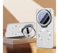 TIANYUE Coque CPL polarisée pour Vivo X300 Pro, Coque magnétique avec Support, Compatible Mag-Safe, Charge sans Fil supportée Étui pour Vivo X300 Pro-Argent