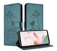 TIANYUE Coque Honor X8c 4G, Rétro Portefeuille Phone Cover avec [Fonction de Support] [Cadre Durable], Flip Case pour Honor X8c 4G-Vert foncé