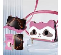 TIANYUE Coque pour Honor Play10, Etui Portefeuille à Fermeture éclair avec 3 Fentes pour Cartes, avec Miroir Case pour Honor Play10-Rose