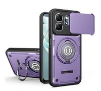 TIANYUE Coque pour Infinix Smart 9 HD, Coque PC Double Couche Renforcée, avec Support Antichoc Silicone TPU Bumper Protection Rigide Housse Etui pour Infinix Smart 9 HD-Violet