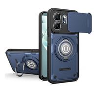 TIANYUE Coque pour Infinix Smart 9 HD, Coque PC Double Couche Renforcée, avec Support Antichoc Silicone TPU Bumper Protection Rigide Housse Etui pour Infinix Smart 9 HD-Bleu
