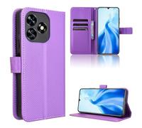 TIANYUE Coque pour Oukitel C51 Housse, Étui en Cuir PU Portefeuille avec Fente Carte, avec Fonction de Support, Fermeture Magnétique Etui pour Oukitel C51, Violet