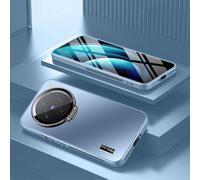 TIANYUE Coque pour Vivo X200 Pro, Coque Mince Film Intégré avec Capuchon d'objectif d'appareil Photo, Couverture Rigide en PC avec Support pour Vivo X200 Pro-Vert