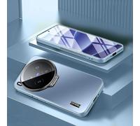 TIANYUE Coque pour Vivo X300 Pro, Coque Mince Film Intégré avec Capuchon d'objectif d'appareil Photo, Couverture Rigide en PC avec Support pour Vivo X300 Pro-Bleu