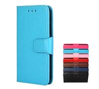 TIANYUE Coque Xiaomi Poco M7 4G 169 Cover avec Portefeuille Magnétique, Etui en Cuir PU avec Support, Case avec Rangements Porte-Cartes de Crédi pour Xiaomi Poco M7 4G 169-Bleu Clair
