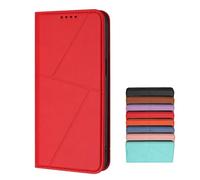 TIANYUE Portefeuille Coque pour ZTE Blade A36/ZTE Nubia A36, Rabat Portefeuille Cuir Etui avec 2 Emplacements Cartes, Case avec Magnétique Flip Protection pour ZTE Blade A36-Rouge Vif