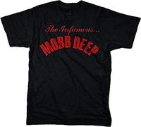TIANZHONG77 Direct Mobb Deep Infamous T-Shirt T-Shirts à Manches Courtes(X-Large)