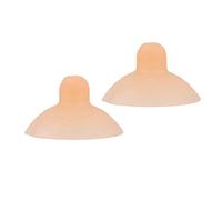 TiaoBug Femme Cache-tétons Auto-Aspiration Invisible Soutien-Gorge Silicone Couvercle de Mamelon Sein Réutilisable Pad de Poitrine S-L Nu L