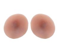 TiaoBug Mamelon Seins Silicone Cache Téton Invisible Réutilisable Prothèse Mammaire Rose chair Taille unique