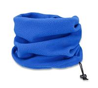 TiaoBug Unisex Polaire Neck Warmer Multifonction Cache-Cou Visage Chaud Thermiques Ski Snowboard Sports Cyclistes Véritable avec Cordon de Serrage Bleu Royal Taille Unique