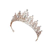 Tiara Cristal Couronne Couronne de princesse for enfants, diadème en cristal, accessoires for cheveux filles(Color 3)