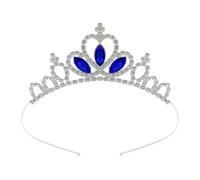Tiara Cristal Couronne Diadème en strass, serre-tête de princesse, accessoire d'anniversaire for filles
