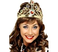 Tiara Royale En Or Pour Femmes, Déguisement De Couronnement Du Roi