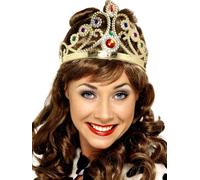 Tiara Royale En Or Pour Femmes, Déguisement De Couronnement Du Roi