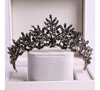 Tiaras et couronnes de mariage, cristal princesse couronne de couronne de couronne diadème de la mariée reine de la reine d'anniversaire, ruisseaux en cristal perles de mariée