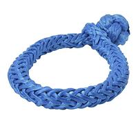 Tiardey 1/2 'X 22 Pouces (55000LBS) Corde de récupération de Route synthétique à Manille Souple Résistance à la Rupture pour la Voile SUV ATV Truck Jeep - Bleu