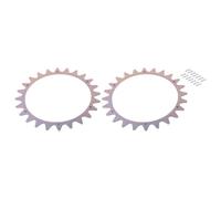Tiardey 1 Paire de Pointes de Roue de Traction pour Tondeuse Robot Worx L 225 mm Pointes de Roue antidérapantes en Acier Inoxydable compatibles avec WR153E WR155E WR147E.1 WR148E