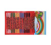 Tiardey 100PCS Bracelet d'amitié tressé de Style Ethnique tissé à la Main Bracelets de Mode en Corde Porte-Bonheur