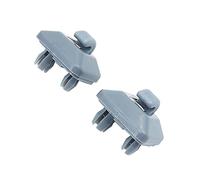 Tiardey 2 Pcs Intérieur Gris Pare-Soleil Crochet Clip Support Compatible avec 2013-2016 A1 A3 A4 A5 Q3 Q5