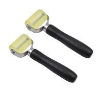 Tiardey 2 pièces Rouleau de Pression Rouleau de Silicone Rouleau de Pression Outil pour Bande de Bord et pour souder des bâches en PVC
