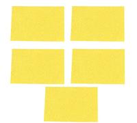 Tiardey (5 pièces, 20 x 30 cm, tapis d'herbe pour modélisme ferroviaire en nylon floqué pour paysage de modélisme - Jaune